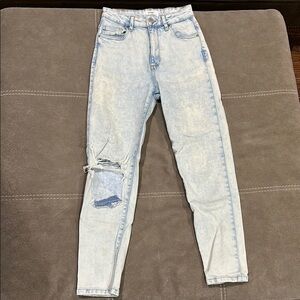 Cotton On Acid Wash High Rise Jeans